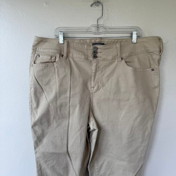 Torrid Size 20S Khaki Jegging pants - Picture 4 of 11